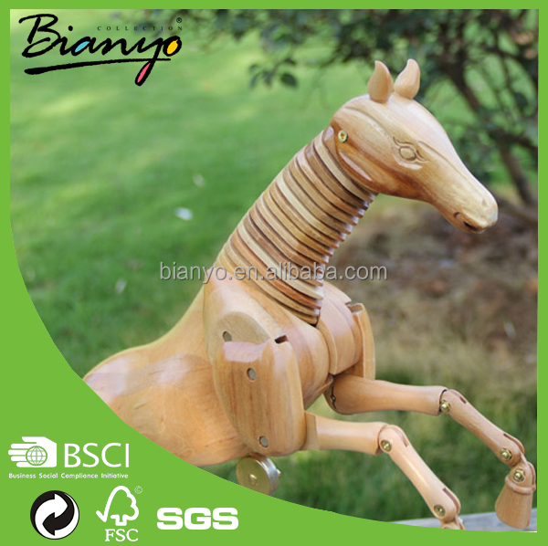 の子供木製の木馬bn-wh-07モデル販売のための/家の装飾木製の馬仕入れ・メーカー・工場