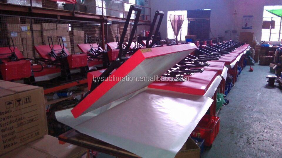 自動熱プレス機と自動グレード型自動t- シャツの印刷機仕入れ・メーカー・工場