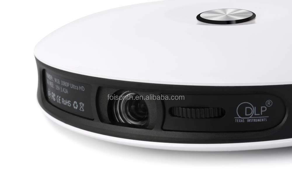 Full HD WiFi 3D Mini Smart Pocket Multimedia Projector for Home/Office/Church Projector