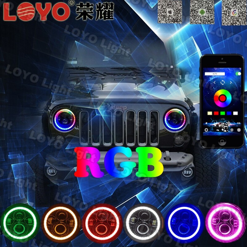RGB headlight