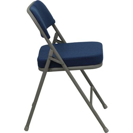 ヘラクレスヒンジ付きファブリックパッド入りの折りたたみ椅子- 4- パック、 ネイビーブルー仕入れ・メーカー・工場