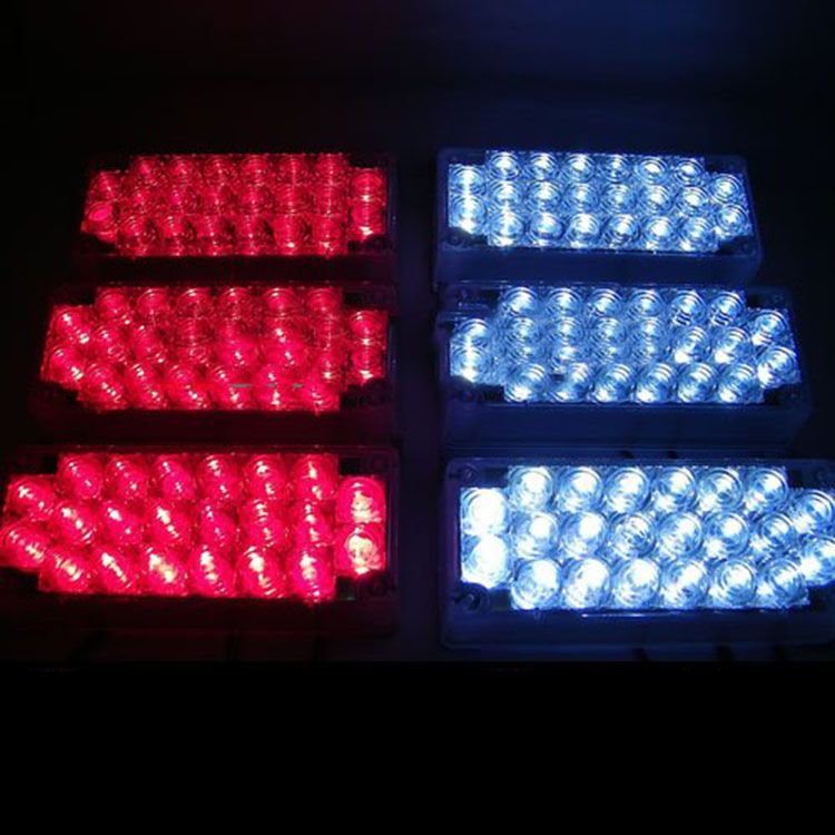 2x 22 Led Burst Flashing Red And Blue Car Strobe Light For Cars 12v For Car Van Buy Strobe