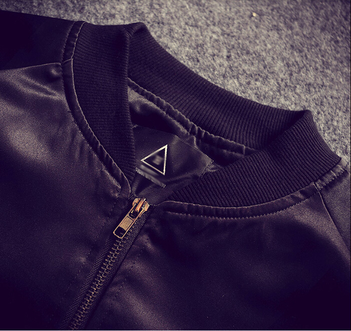 custom made mens satin black bomber jacket1.jpg