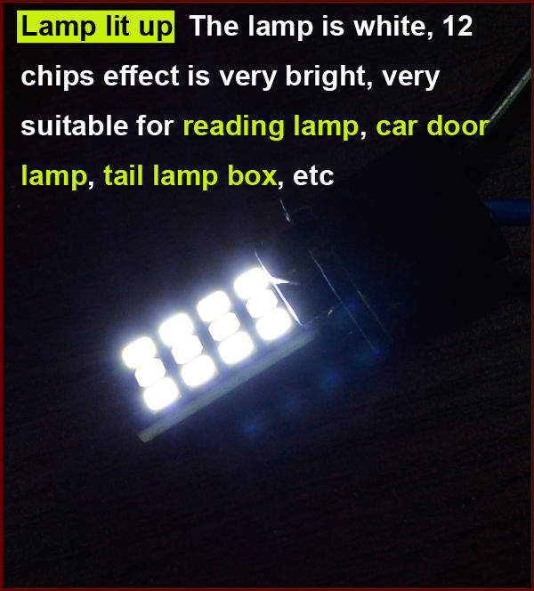 2014新型無極性T10 2835 led 12smd 12Ｖ/2.4Ｗ12smdオートledポジションライト led t10ランプ(2835チップ搭載)問屋・仕入れ・卸・卸売り