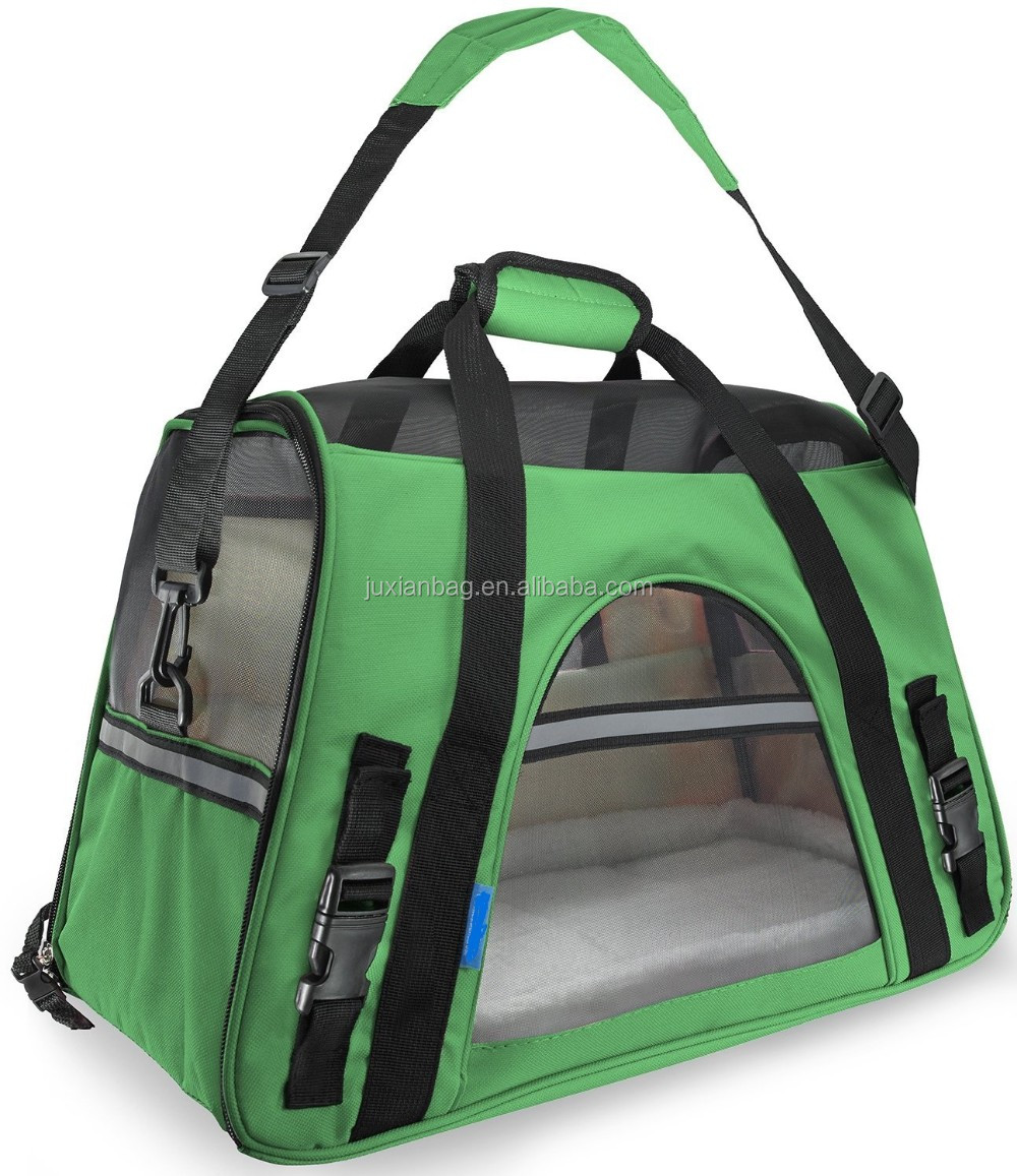 Airline Approved Pet Carriers W/ Fleece Bed For Dog & Cat Pet Tote Buy Expandable Pet Dog