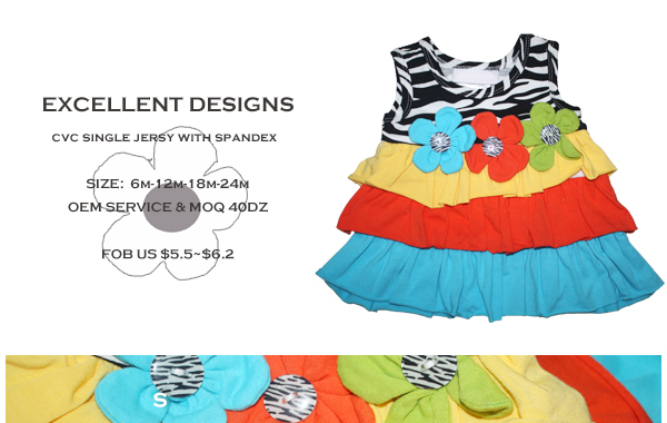 幼児のブティックファッションカラフルな小さな赤ちゃんのために素敵な花のドレス仕入れ・メーカー・工場