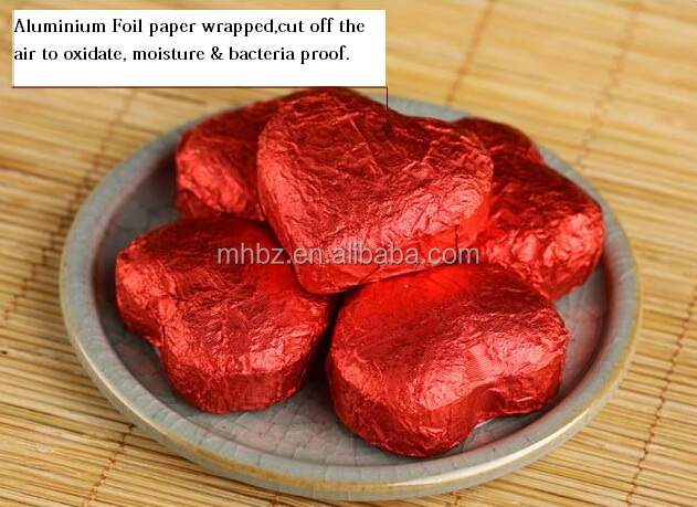 Wholesale heart shaped puer chai tea