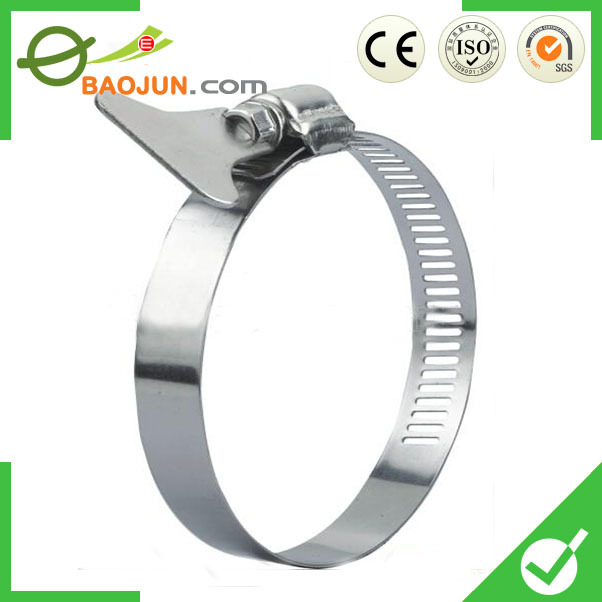 Insulated Plastic Handle Nonperforated Band Hose Clamps Thumb Nut/wing