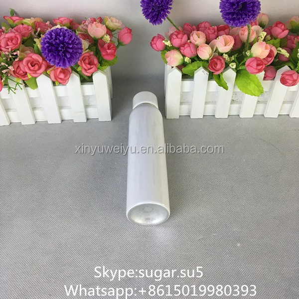 Empty aluminum aerosol perfume spray bottles for cosmetic