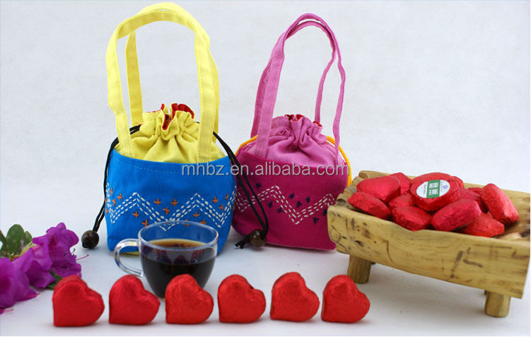 QS standard pressed mini heart teas