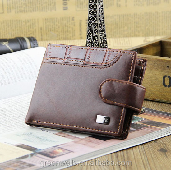 プロモーションカジュアル財布男性用財布、 男性の新しいデザインのレザートップ付き財布コインの袋仕入れ・メーカー・工場