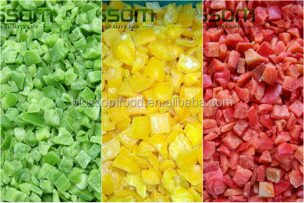 China bulk fresh bulk frozen color pepper
