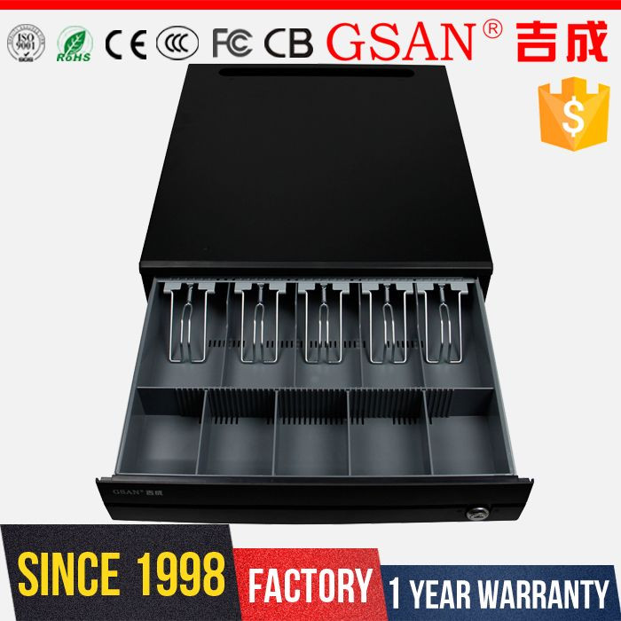 GS-4046金属高品質軌道現金ボックス5法案5コインposキャッシュドロワー仕入れ・メーカー・工場