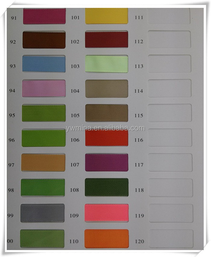 トップ品質安い織グログランリボン用ラッピング付きカード紙包装100ヤード仕入れ・メーカー・工場