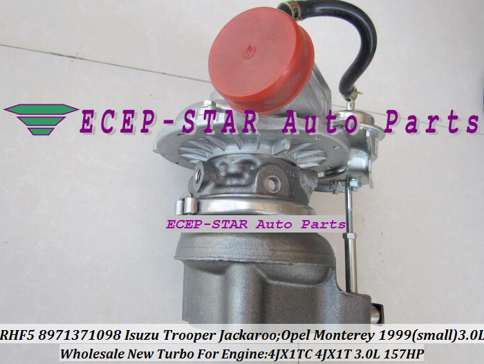 RHF5 098 8971371098 Turbo Turbocharger For ISUZU Trooper 1999-04 HOLDEN Jackaroo OPEL Monterey 4JX1TC 4JX1T 3.0L 157HP (4)