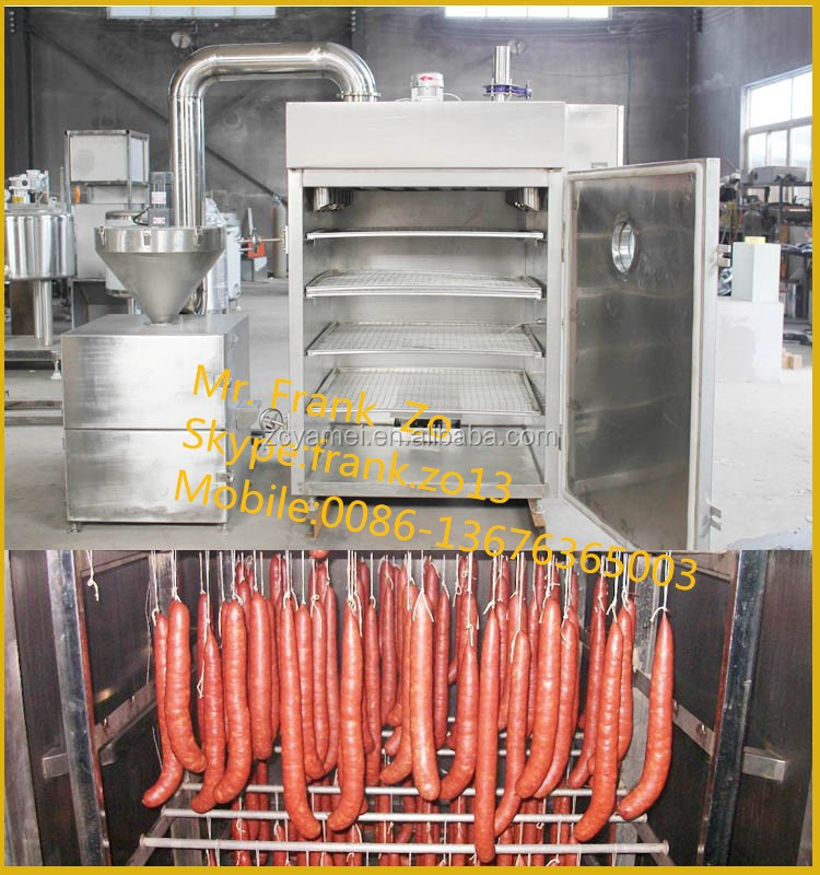商用自動のための薫製肉の肉の喫煙オーブン、 魚、 チキン、 ダック、 ベーコン、 サラミ、 ソーセージ食品仕入れ・メーカー・工場