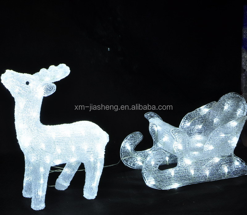 屋外用led3d鹿の彫刻の光、 ledクリスマスのモチーフライトは問屋・仕入れ・卸・卸売り
