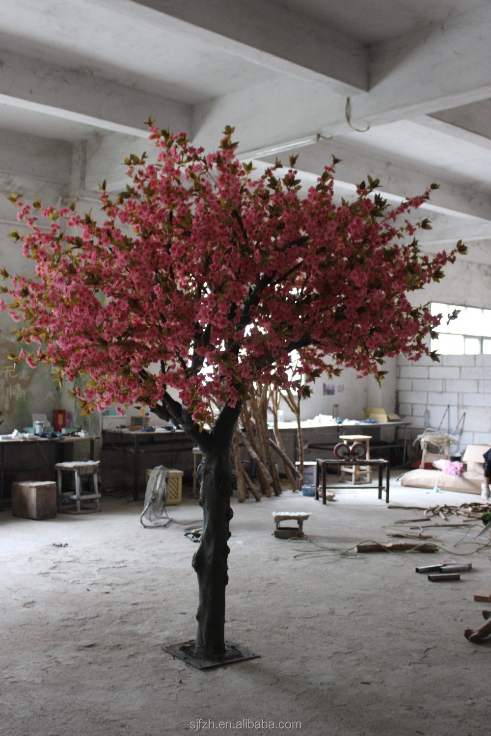 Nozze decorazione falso fiore di ciliegio rami degli alberi ramo ...