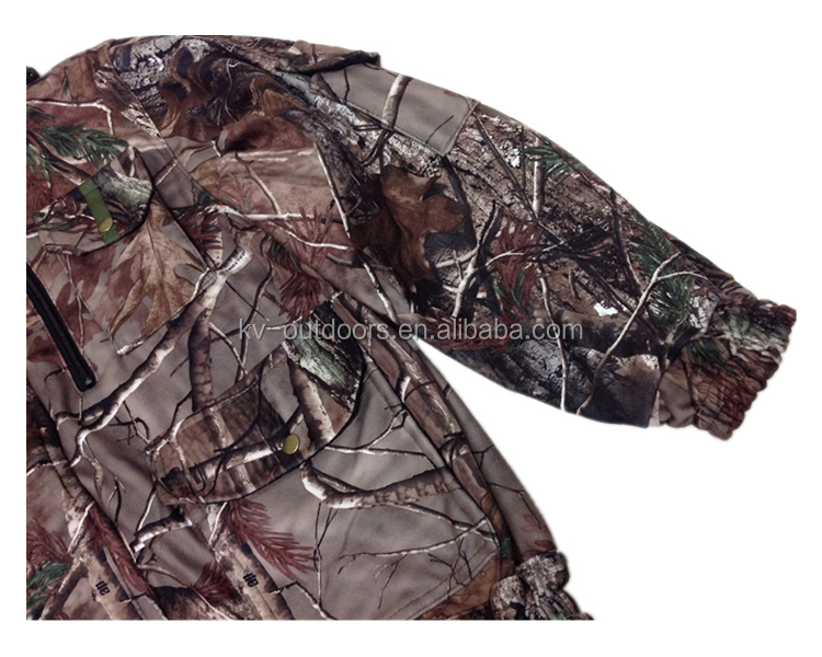 冬フリースの裏地realtreeghillieスーツスナイパー屋外軍事迷彩狩猟服セット、 +コートパンツ仕入れ・メーカー・工場