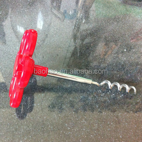 Red Wine corkscrew and Rabbit corkscrew set with black corkscrew and foil cutter