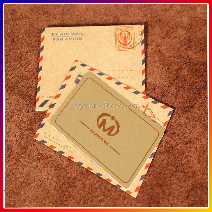 custom wholesale decorative coloring printing paper envelope