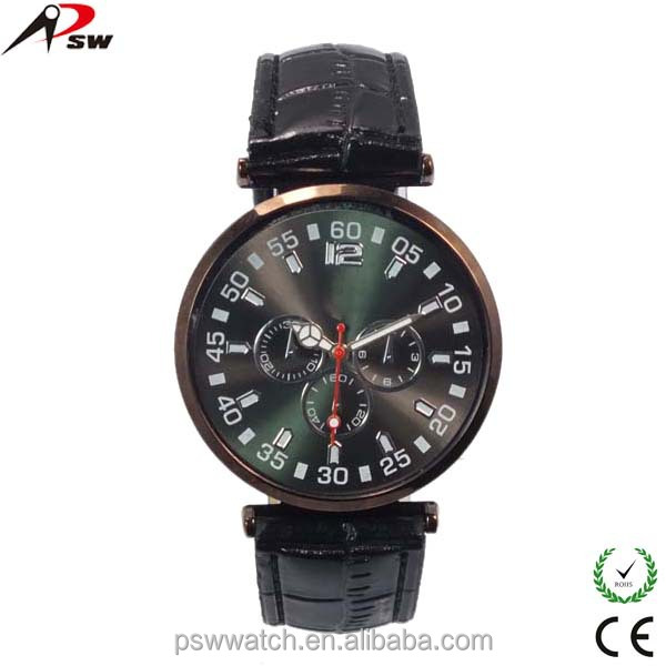 Eco-friendly geneva large face watch charm bracelet watch