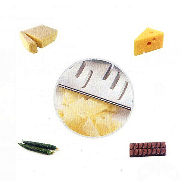 100％食品グレードのステンレス製回転式チーズおろし熱い販売のおろし金vegatable2ウェイ細断処理仕入れ・メーカー・工場