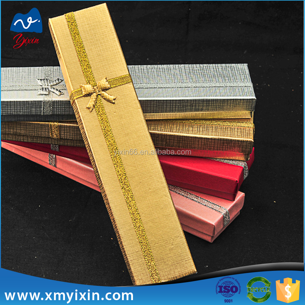 cheap custom printed luxury paper bow tie box with wholesale