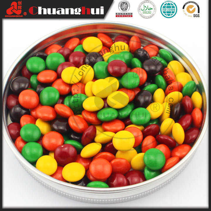 Sugar Coated Chocolate Bean / 0.32g 9mm Chocolate Bean Bulk Packing
