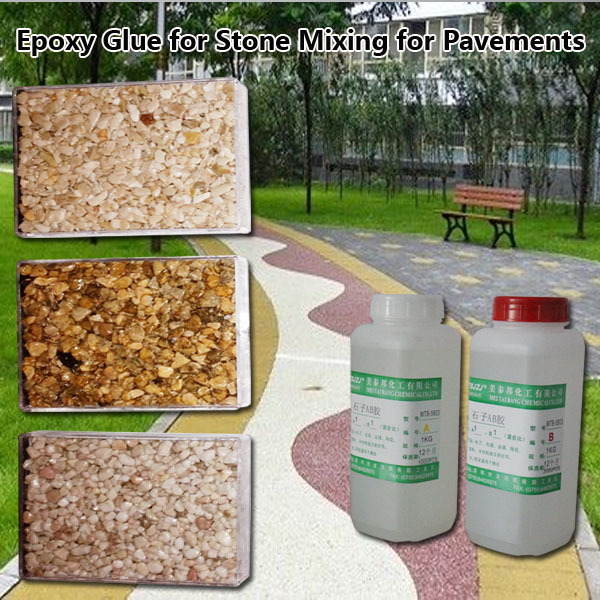 Epoxy Resin Glue For Mixing With Stones For Landscape Floor Design