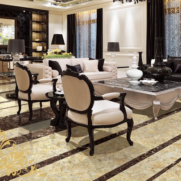 Color beige chino piso decoración esmaltada de porcelana azulejos ... Barato piso decoración