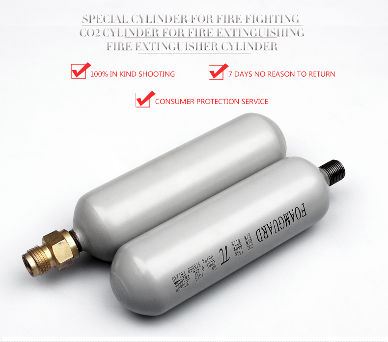 Co2 Cartridge 75g 110g For Fire Extinguisher Buy Co2 Cylinder Fire