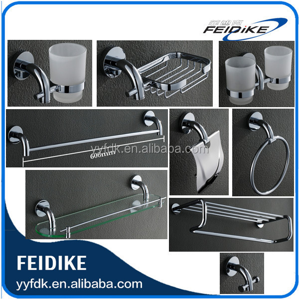feidikeba1200クローム仕上げ真鍮の浴室の付属品セット仕入れ・メーカー・工場
