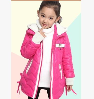最新の女の子ファッション暖かいジャケットパッド入りのジャケット子供服問屋・仕入れ・卸・卸売り