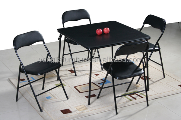 折り畳み式の正方形yj812ブリッジテーブルと椅子のセット仕入れ・メーカー・工場