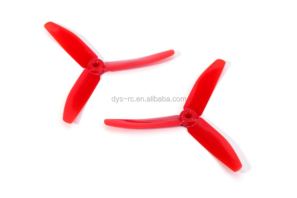 Dys hi-パフォーマンス fpv レーシング 3 ブレード ノー プロップ X50403 5*4 cw/ccw で ナイロン繊維材料m5 ハブ id用280 320 フレーム など仕入れ・メーカー・工場