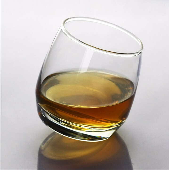 rolling whiskey glass