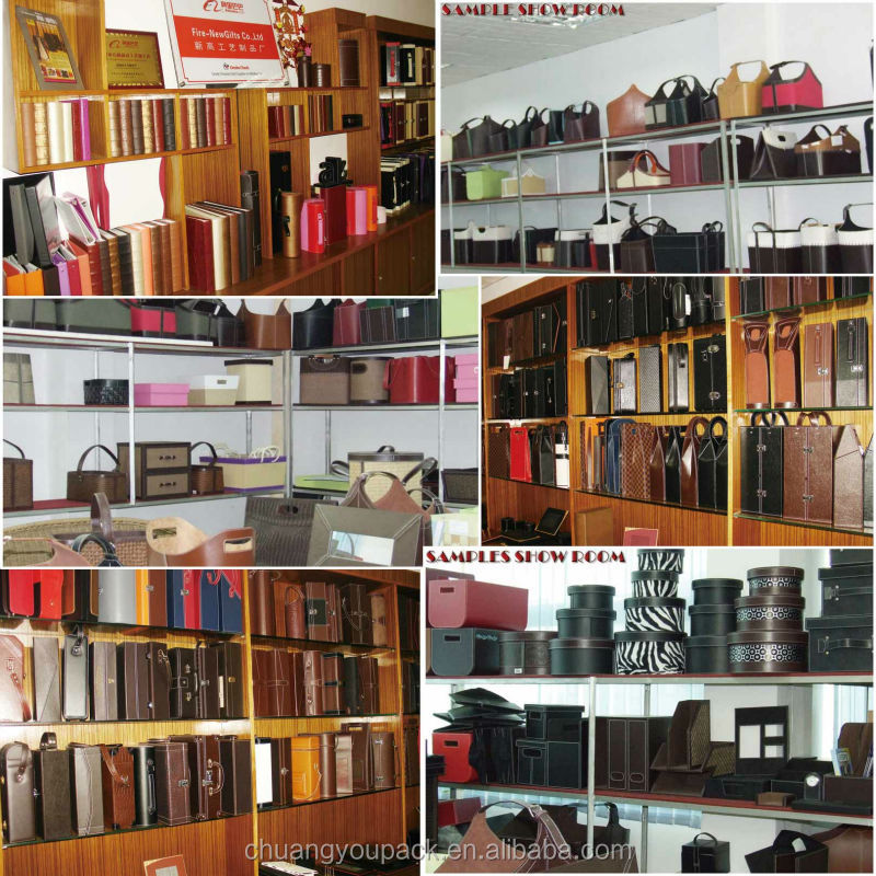 Red Wine Leather Box For 2 Bottles