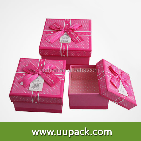 custom design structure red wine paper box