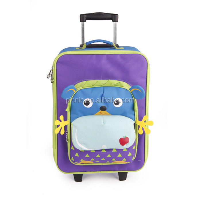 fashion travel trolley luggage bag with kids trolley bag