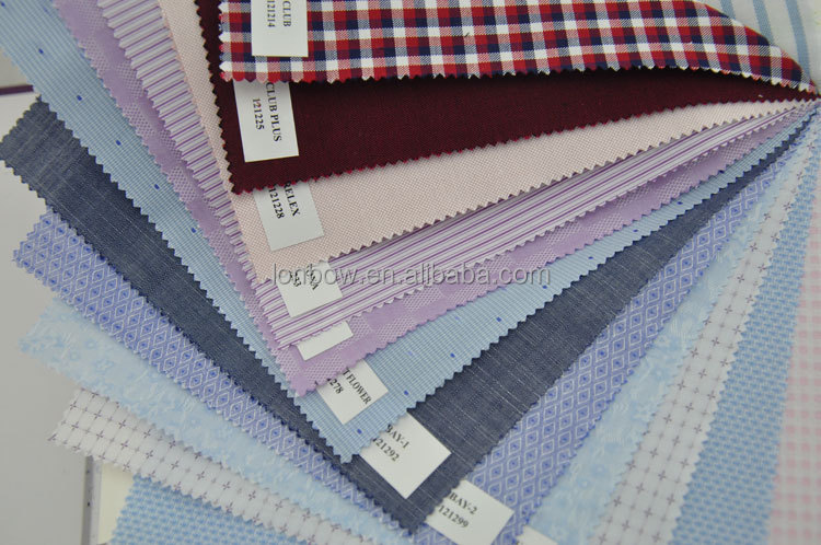 ピマ綿ストレッチシャツ地織物のためのメンズファブリック糸dydedオーガニックコットンの生地仕入れ・メーカー・工場