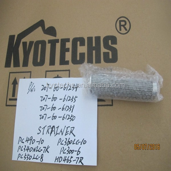 STRAINER FOR 207-60-61254 207-60-61255 207-60-61251 207-60-61250 PC490-10 PC360LC-10 PC550LC-8 PC300-6.JPG