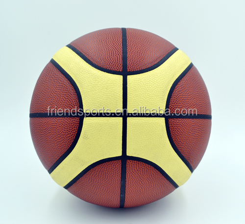 Pvcバスケットボール、 パネルの形状12/公式な品質、 訓練用で仕入れ・メーカー・工場