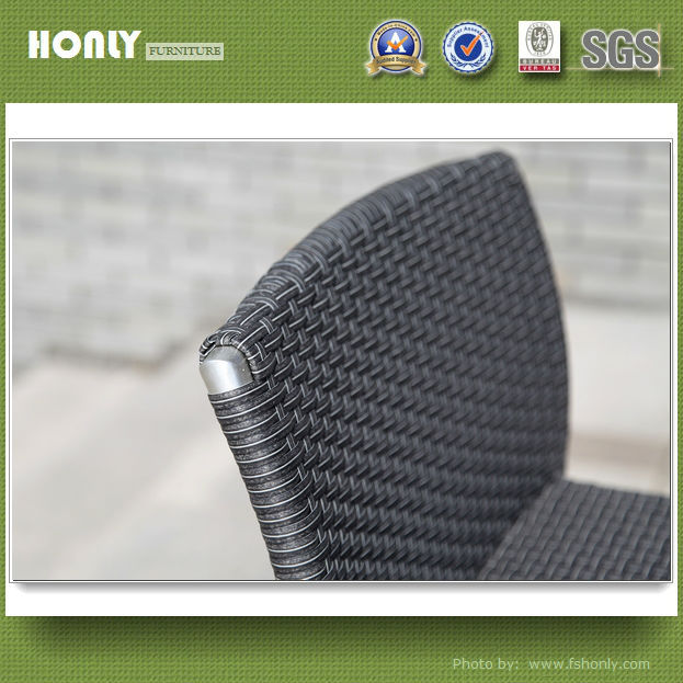 Stackable rattan commercial bar stool high chairs