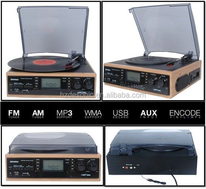 複数の lp プレーヤー で カセット usb ラジオ ターン テーブル仕入れ・メーカー・工場