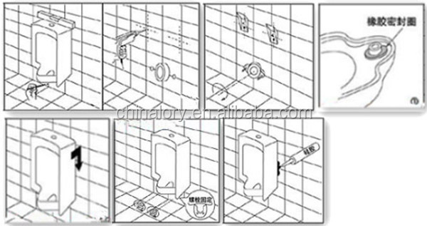 の浴室の衛生陶器の正方形のセラミック壁は便器をハング問屋・仕入れ・卸・卸売り
