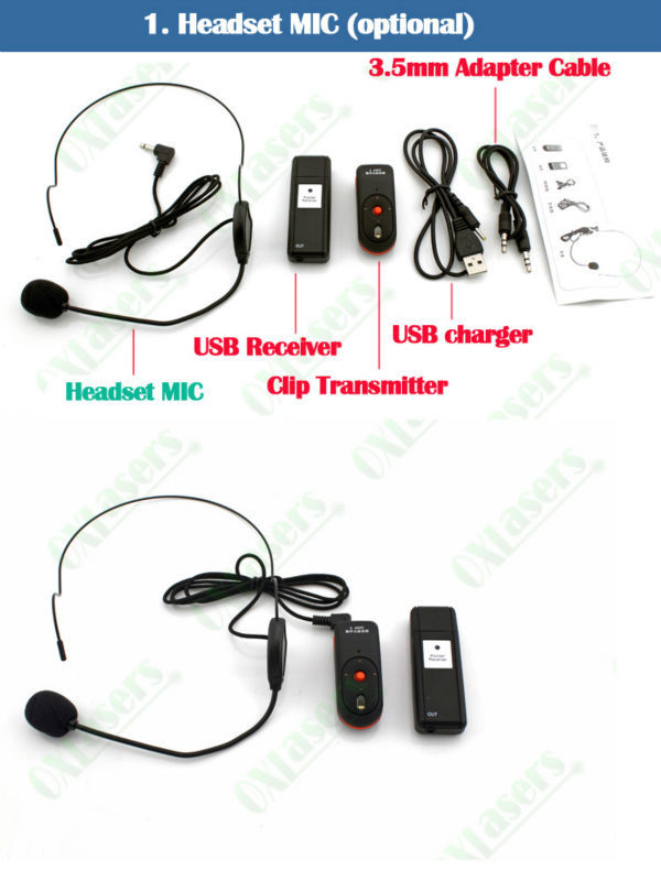 2.4Ghz USB Wireless Microphone 1 Receiver Alibaba