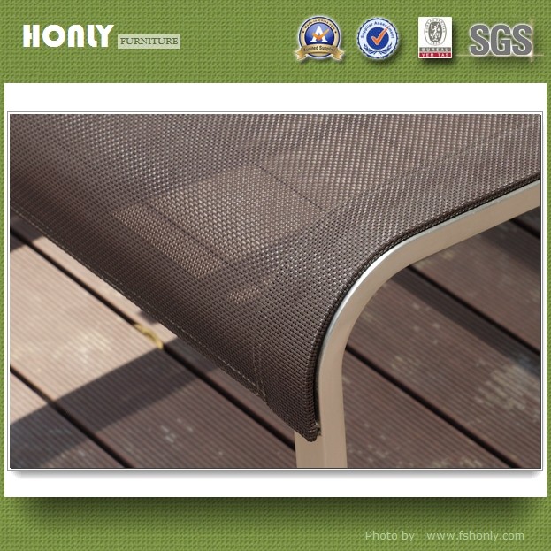 Luxury stainless steel outdoor furniture mesh metal outdoor furniture