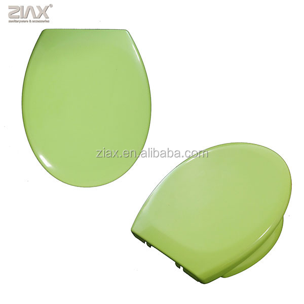 Light Green Colored Uf Toilet Seat Covers With Soft Close Quick Release