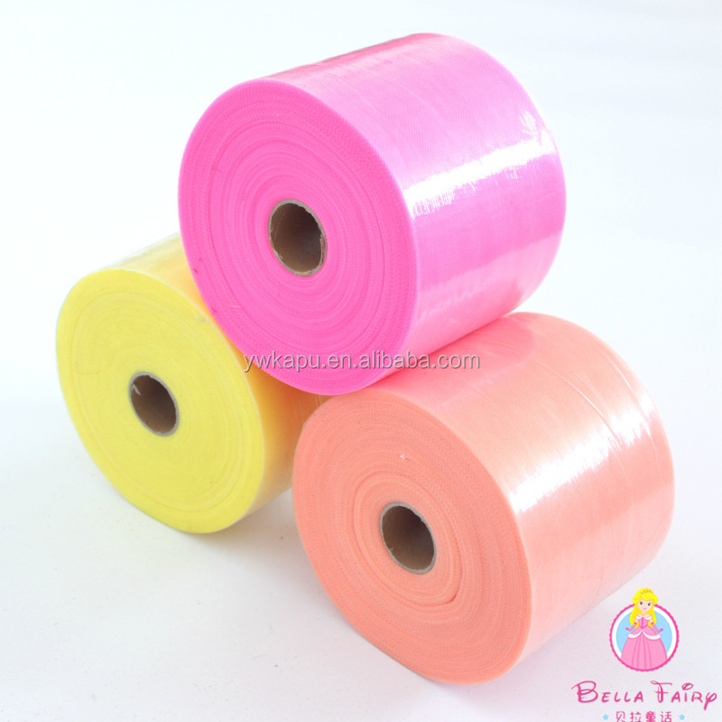Hot sale colorful tulle roll for tutu from china in 100% Polyester Fabric tulle for baby clothes